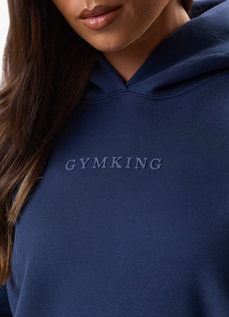 Gym King Luxe Hood - Rich Blue