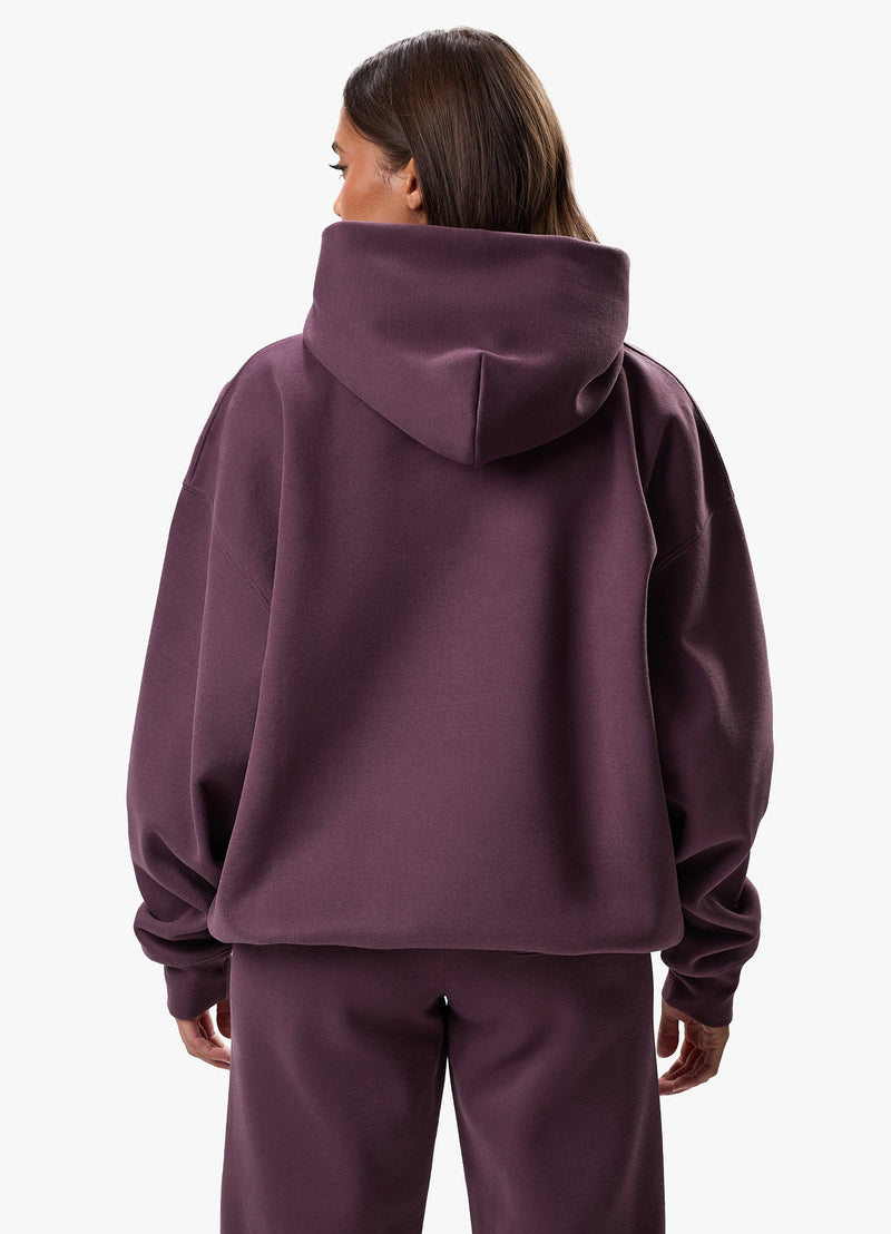 Gym King Luxe Hood Tracksuit Deep Plum GYM KING