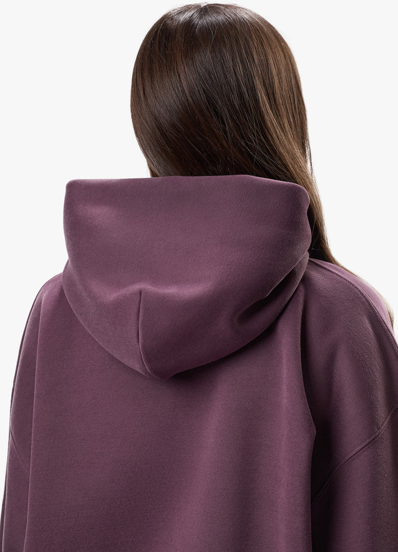 Gym King Luxe Hood Tracksuit - Deep Plum