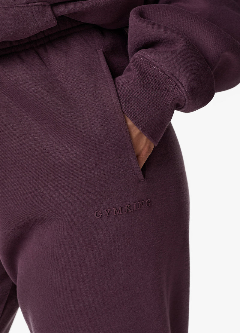 Gym King Luxe Jogger - Deep Plum