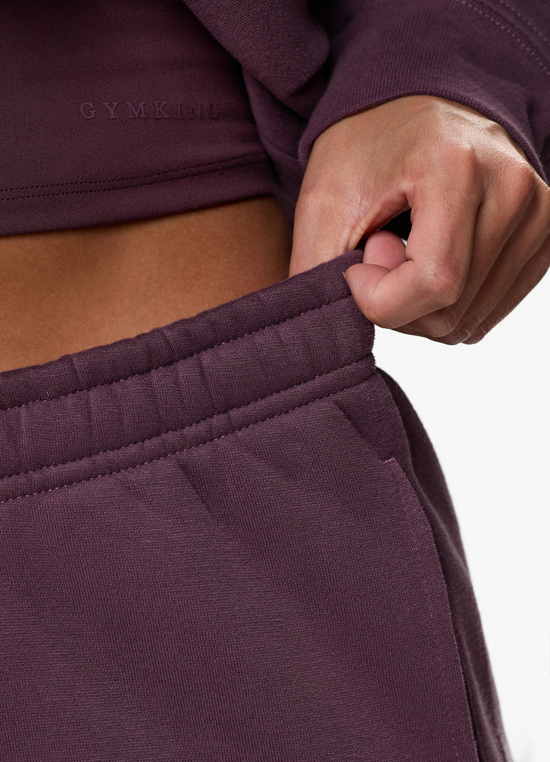 Gym King Luxe Jogger - Deep Plum