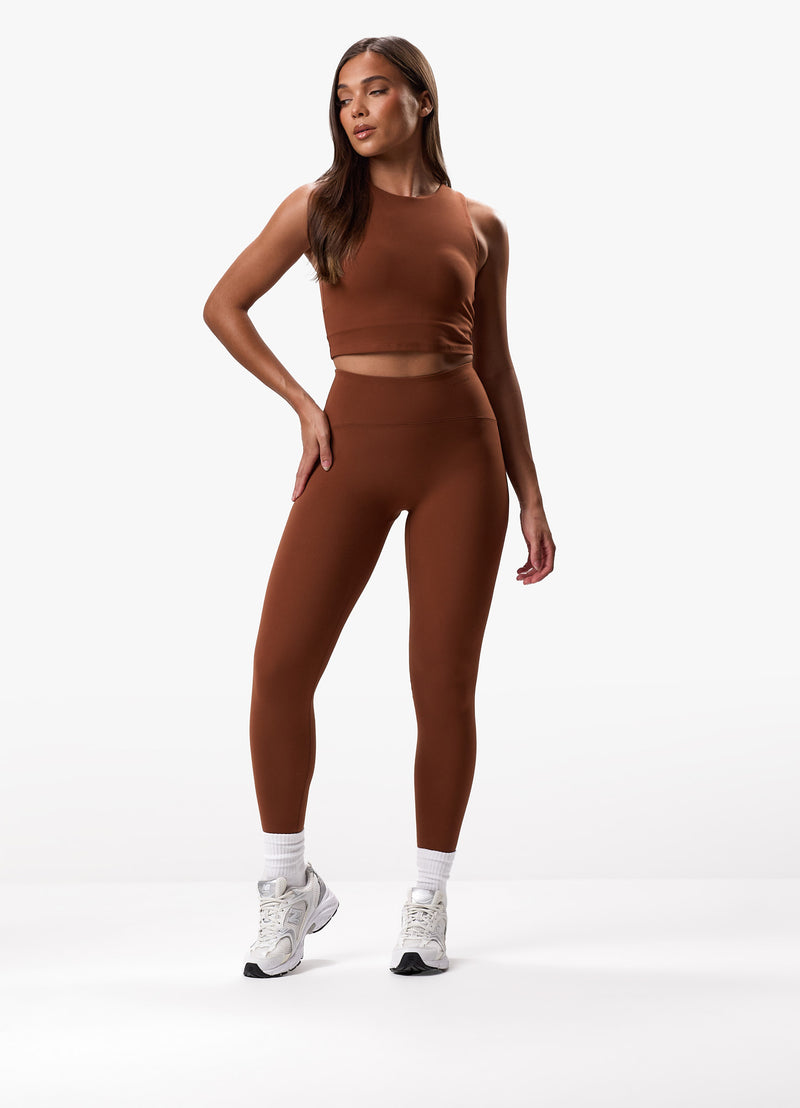 Gym King Peach Luxe Legging - Spiced Pumpkin Luxe