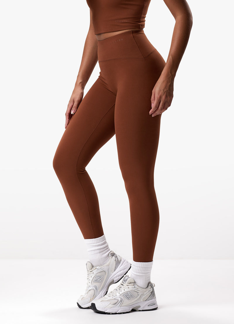 Gym King Peach Luxe Legging - Spiced Pumpkin Luxe