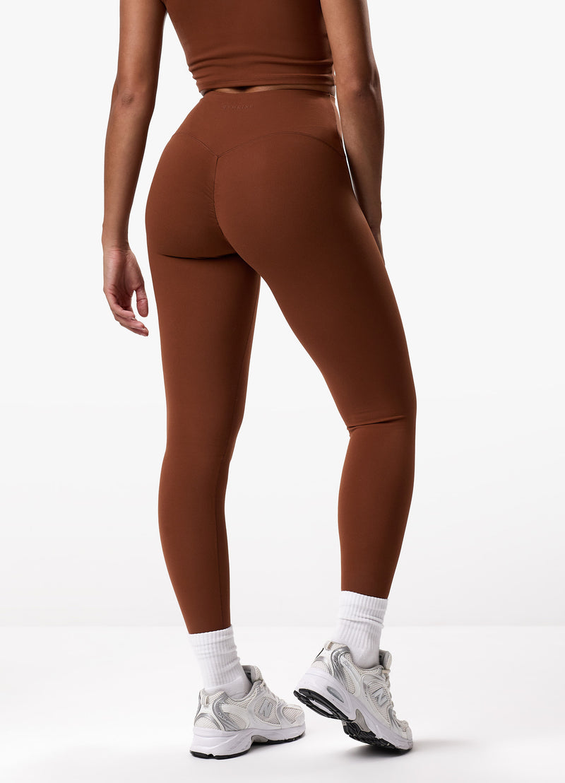 Gym King Peach Luxe Legging - Spiced Pumpkin Luxe