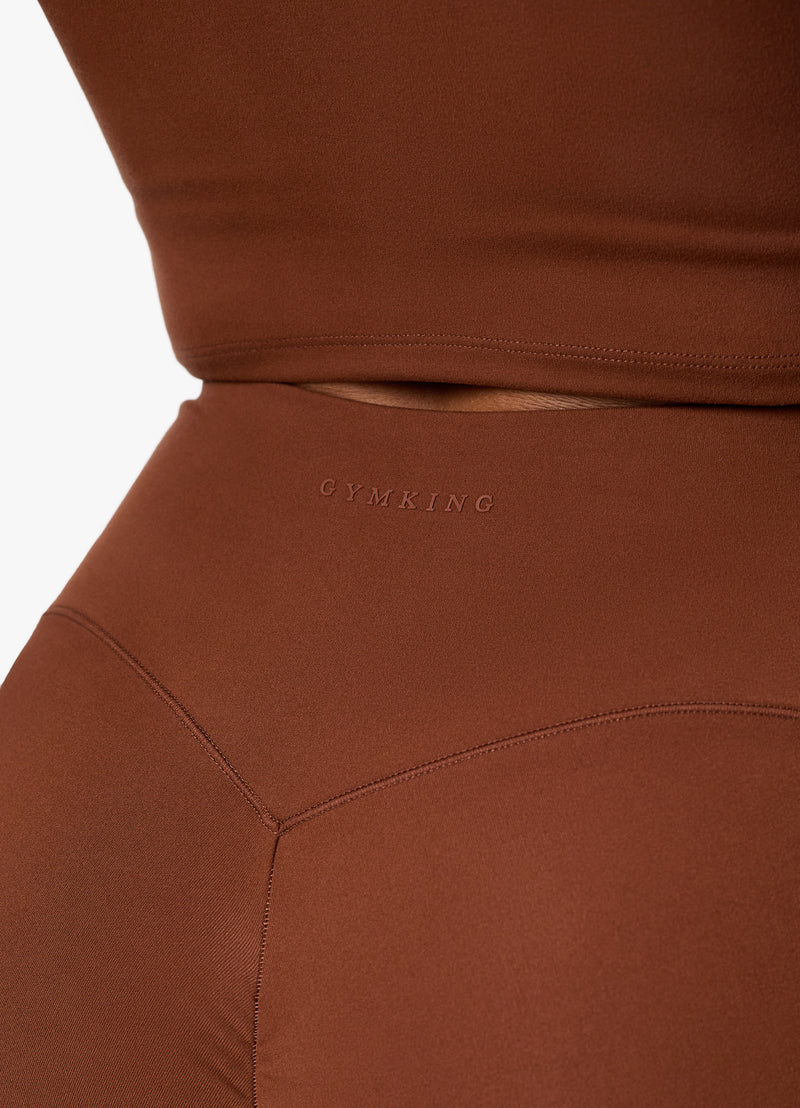 Gym King Peach Luxe Legging - Spiced Pumpkin Luxe