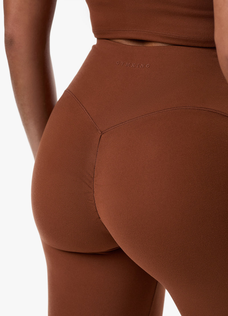 Gym King Peach Luxe Legging - Spiced Pumpkin Luxe