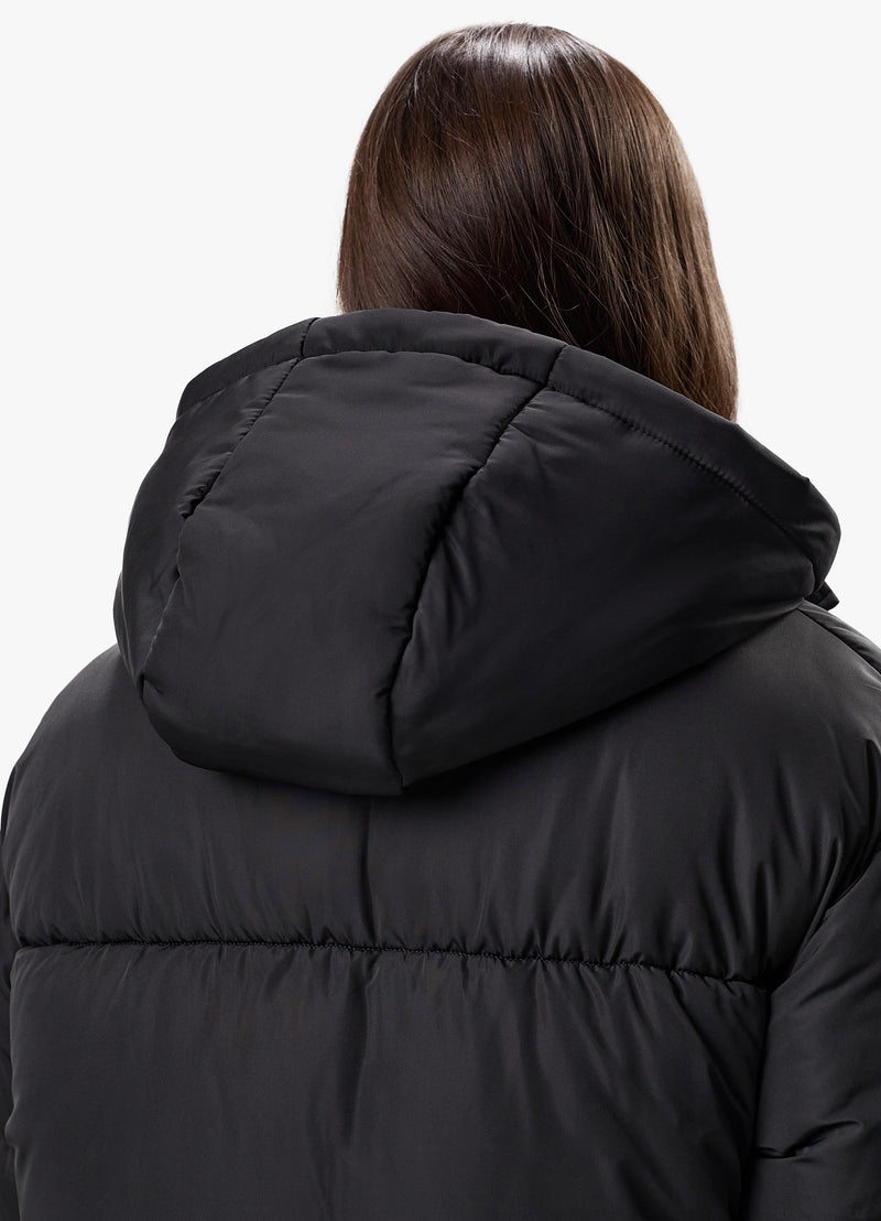 Gym King Mid Length Puffer - Black