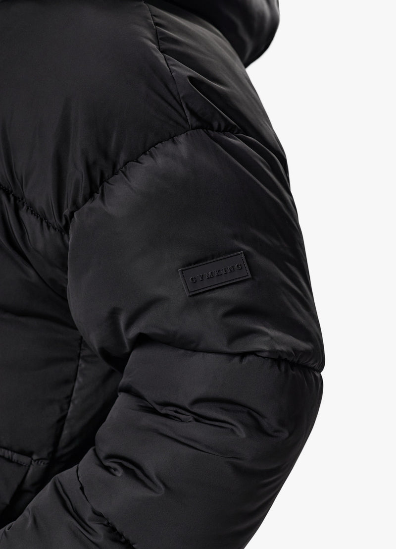 Gym King Mid Length Puffer - Black