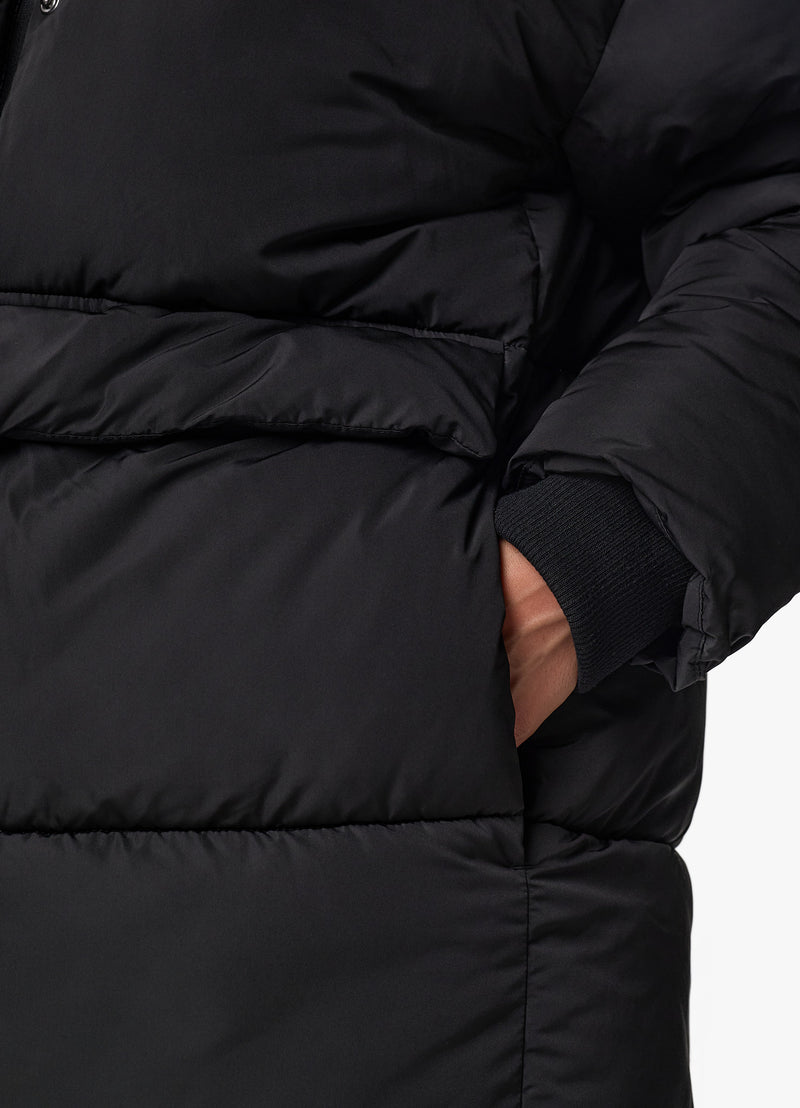 Gym King Mid Length Puffer - Black