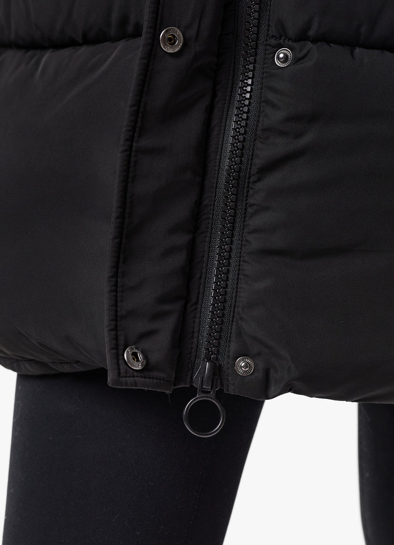 Gym King Mid Length Puffer - Black