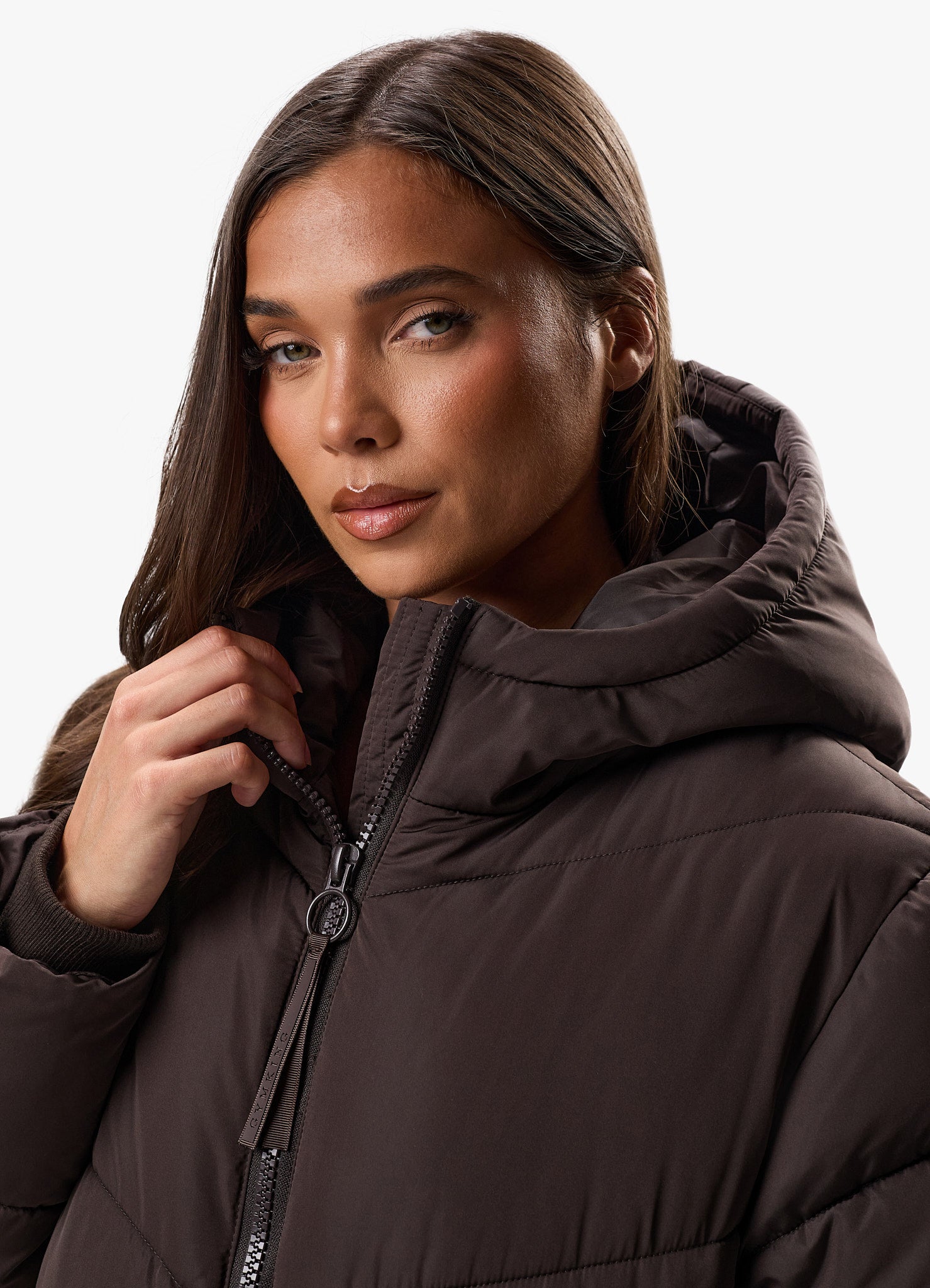 Gym King Chevron Longline Puffer