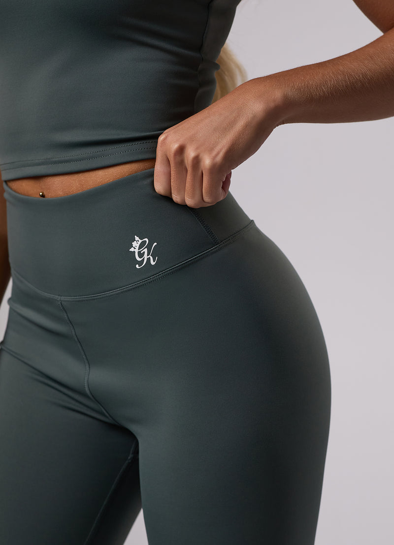 Gym King 365 Legging - Green Smoke