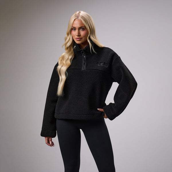 GKW Sports Luxe 1/4 Zip Fleece - Black