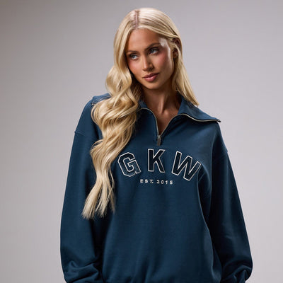 GKW Sports Luxe Rib Collar Funnel - Rich Blue