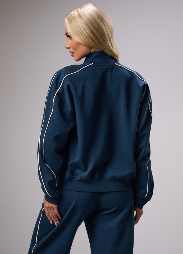 GKW Sports Luxe Track Jacket - Rich Blue