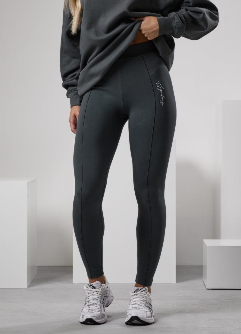 Gym King Reset Legging - Green Smoke