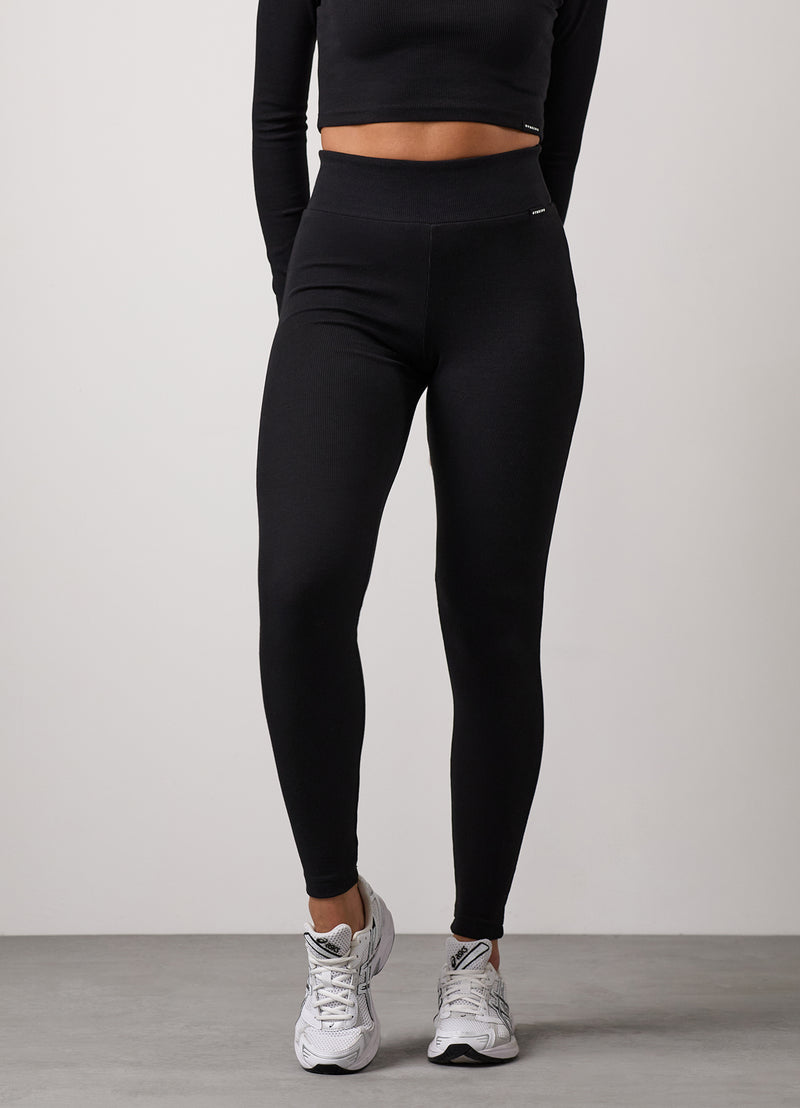 Gym King 365 Rib Legging - Black