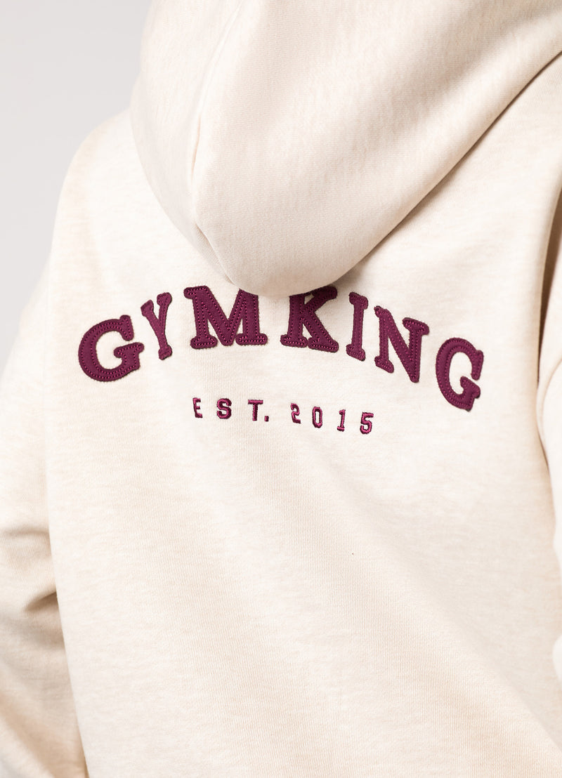 Gym King Compose Oversized Hood - Butterscotch Marl