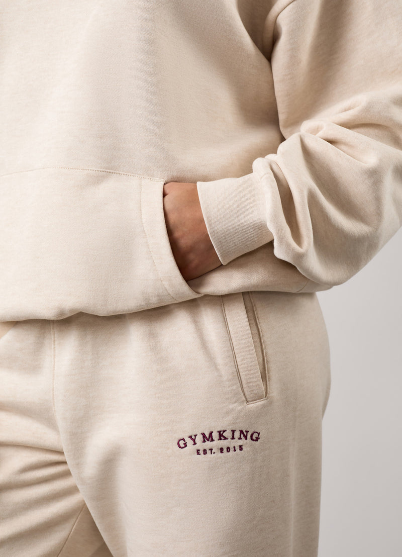 Gym King Compose Oversized Hood - Butterscotch Marl