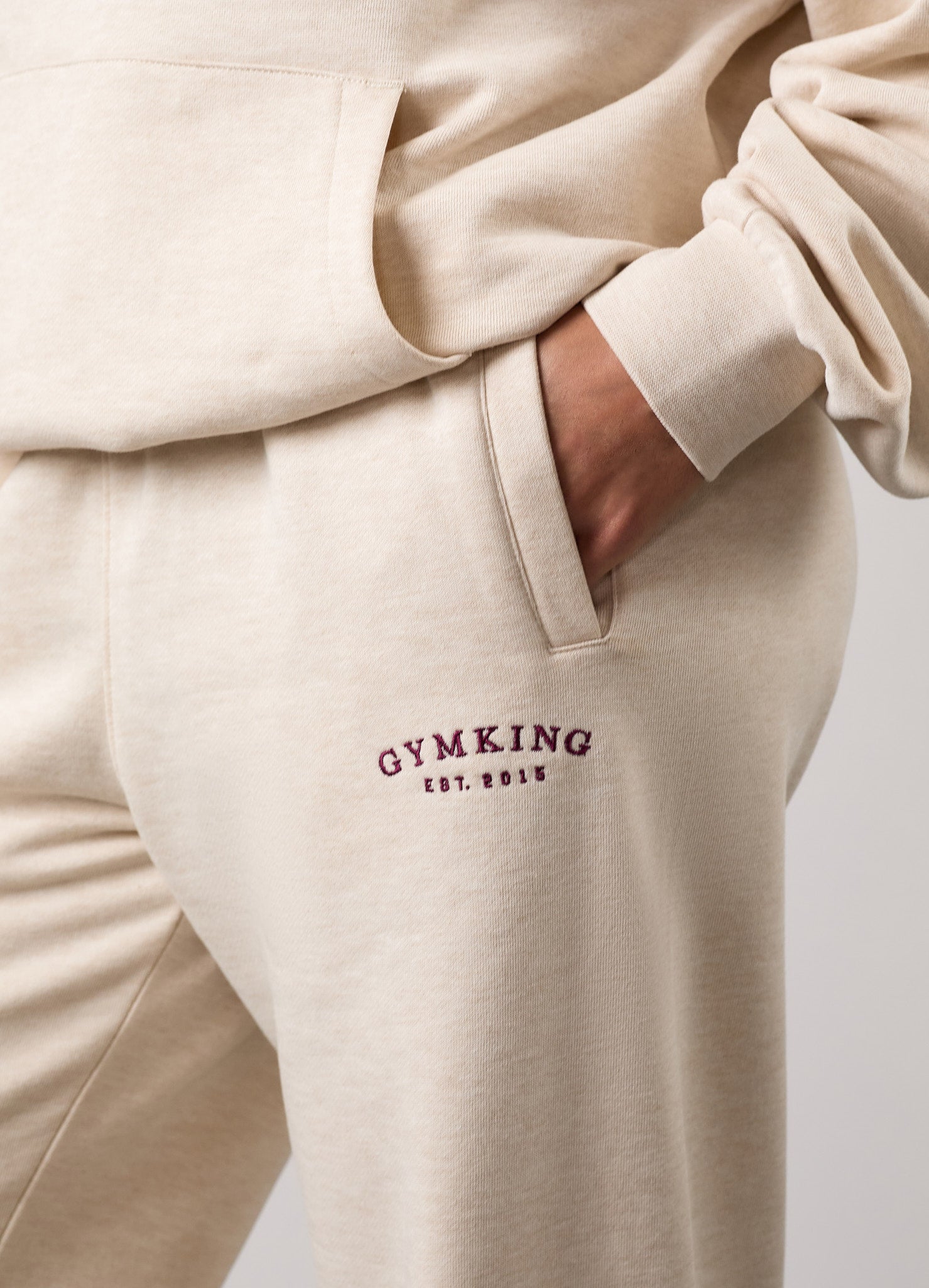 Gym King Compose Relaxed Fit Jogger - Butterscotch Marl