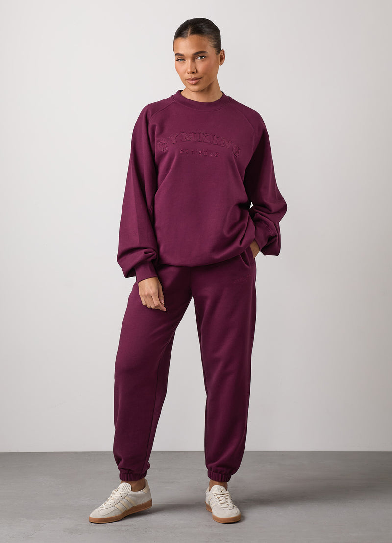 Gym King Compose Crew Tracksuit - Fig