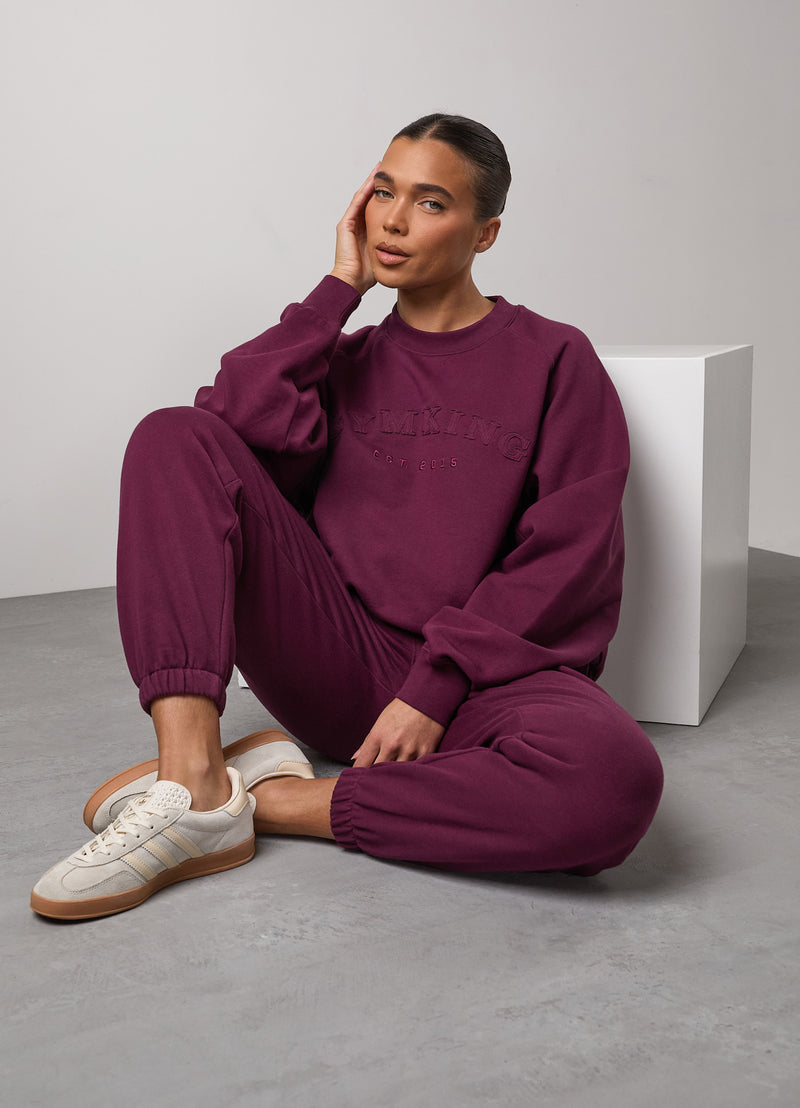 Gym King Compose Crew Tracksuit - Fig