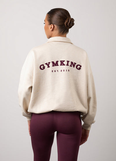 Gym King Compose Oversized Funnel - Butterscotch Marl