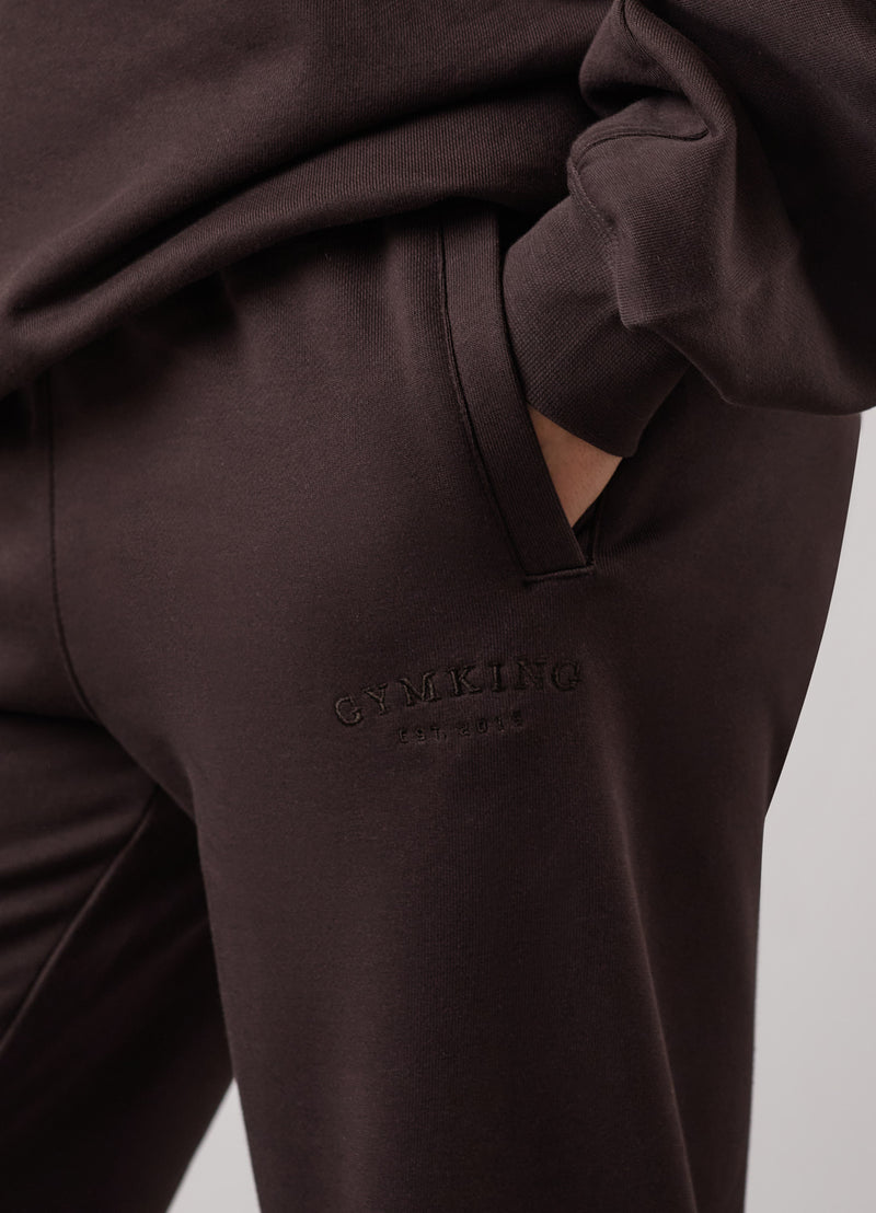 Gym King Compose Crew Tracksuit - Cocoa