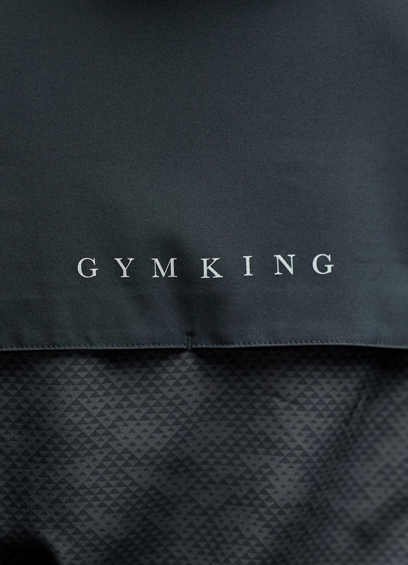 Gym King Enigma Full Zip Hood Tracksuit - Black