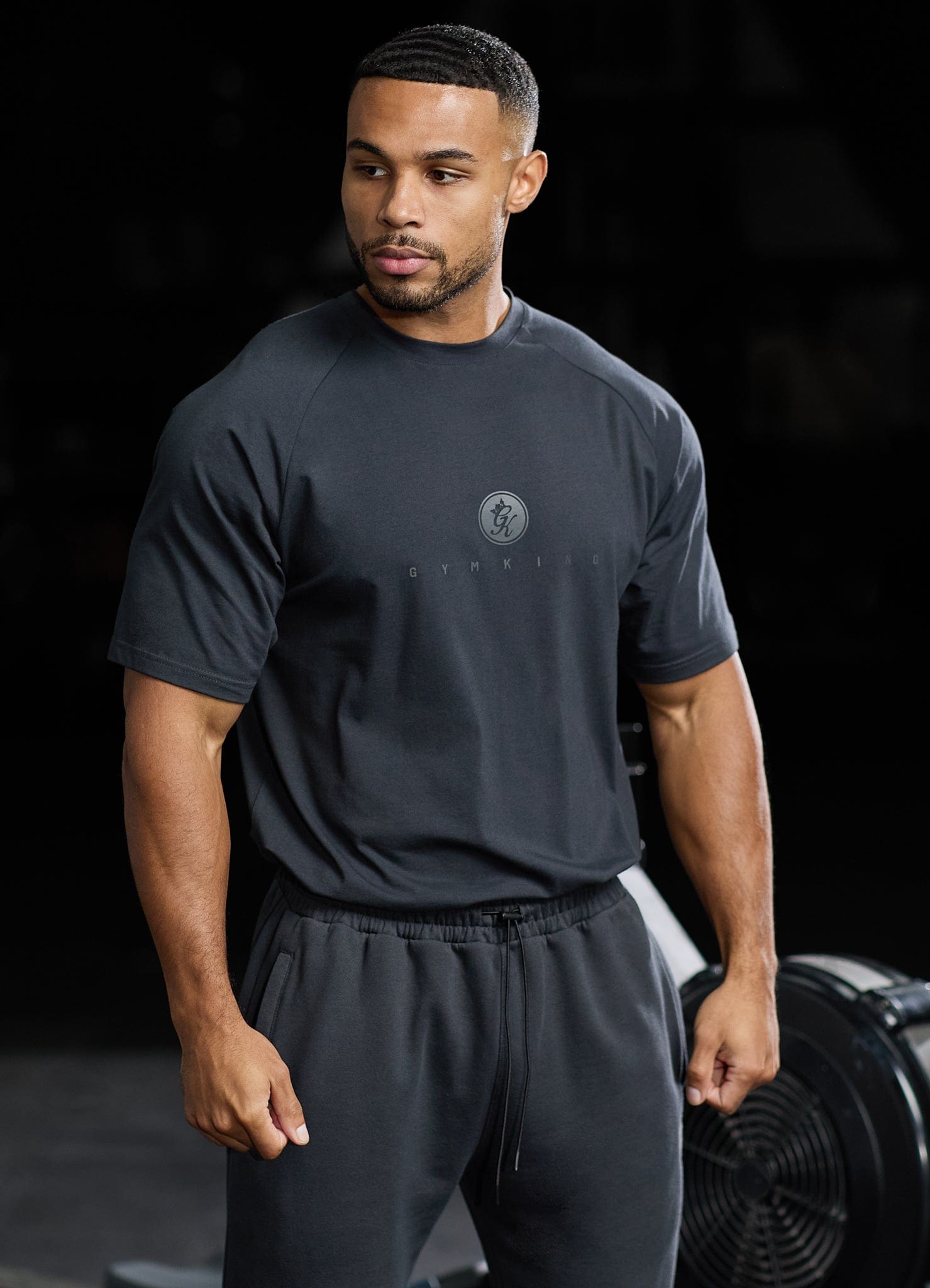 Gym King Rebellion Pro Tee - Pewter