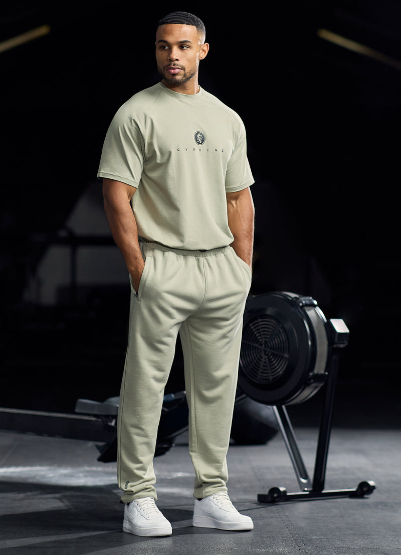 Gym King Rebellion Pro Tee - Light Khaki