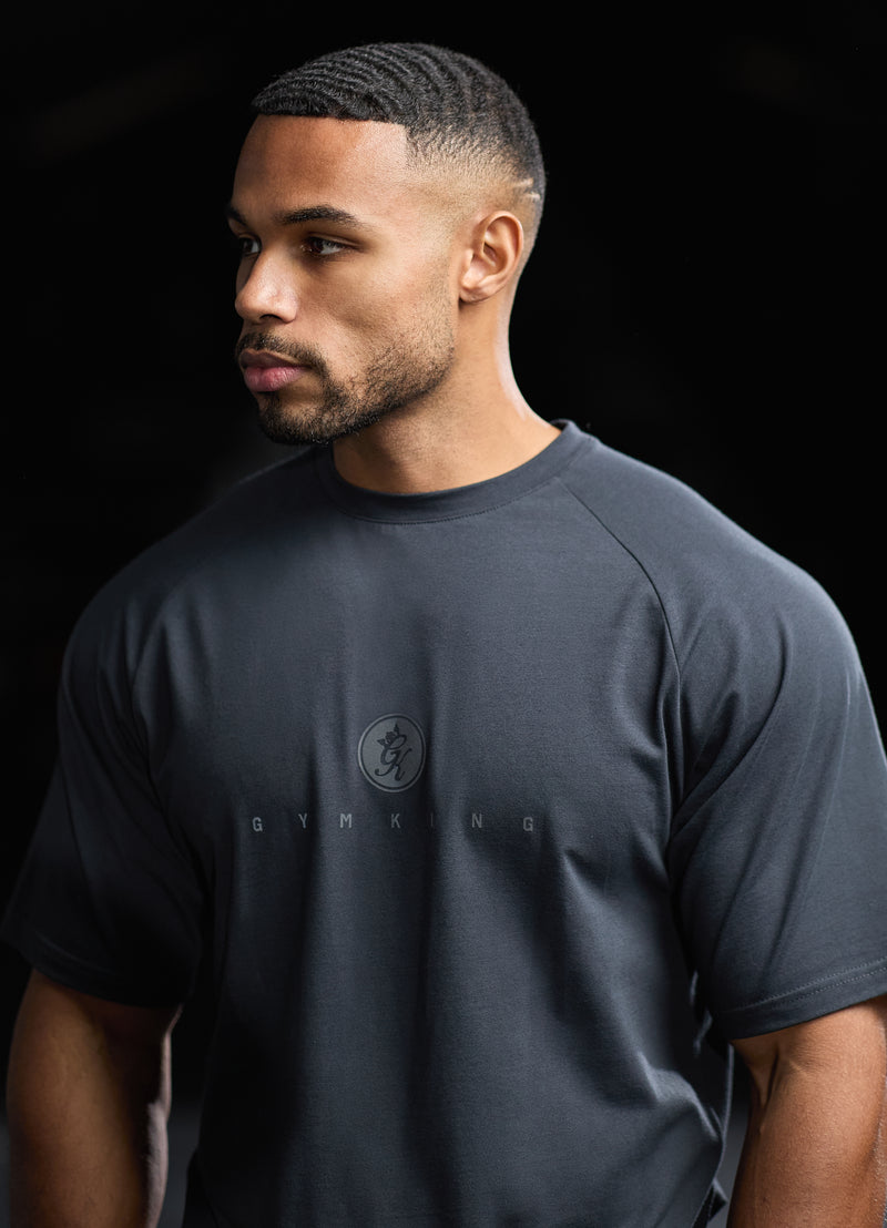 Gym King Rebellion Pro Tee - Pewter