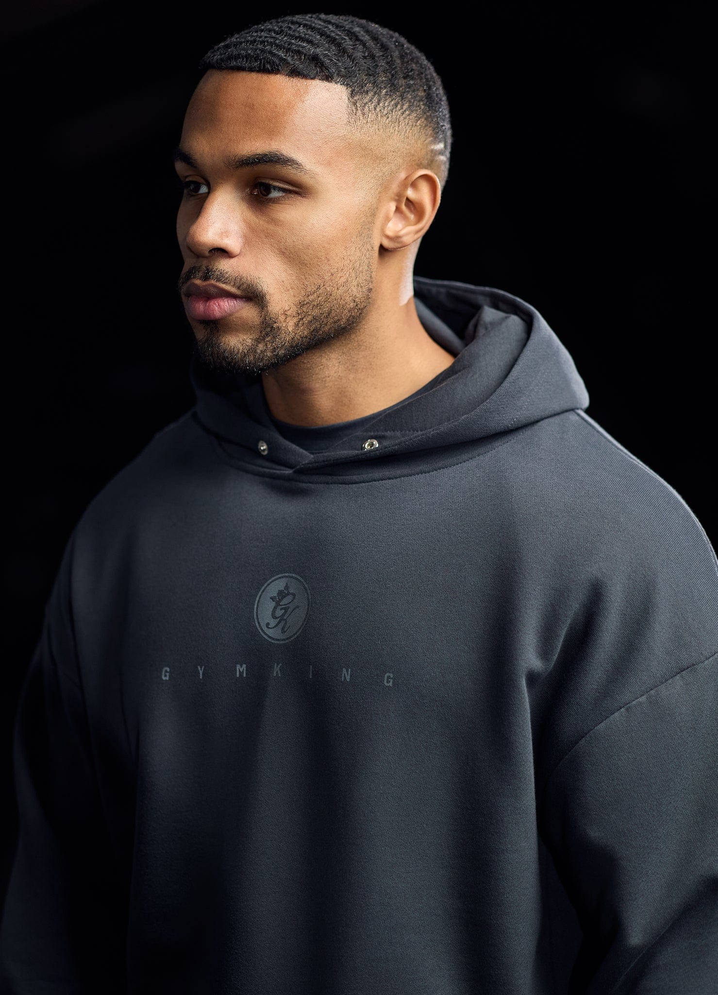 Gym King Rebellion Pro Hood - Pewter