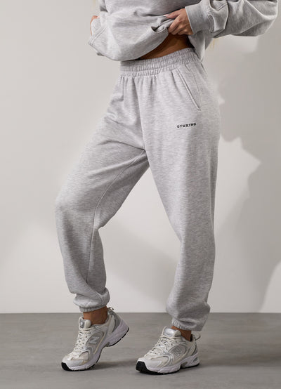 Gym King 365 Joggers - Snow Marl