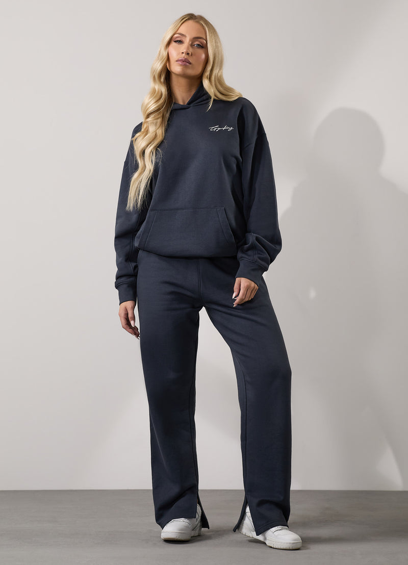 Gym King Reset Oversized Hood Tracksuit - Midnight Blue