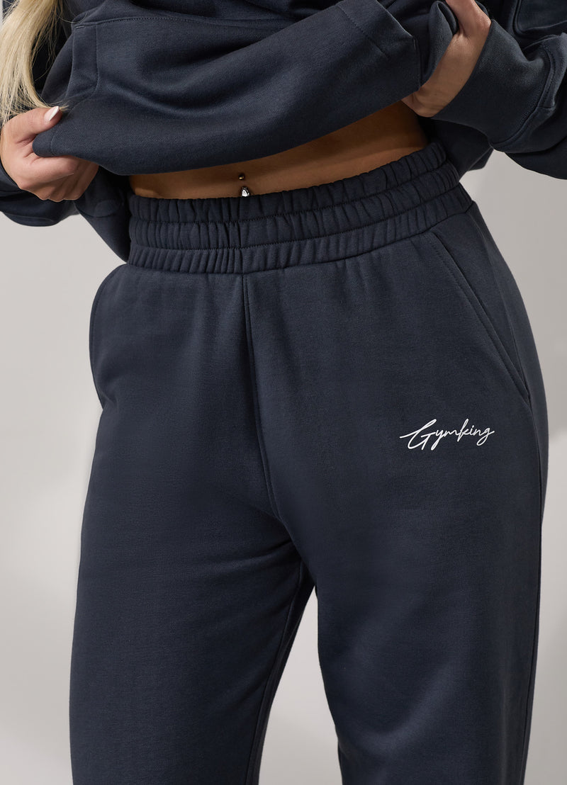 Gym King Reset Oversized Hood Tracksuit - Midnight Blue