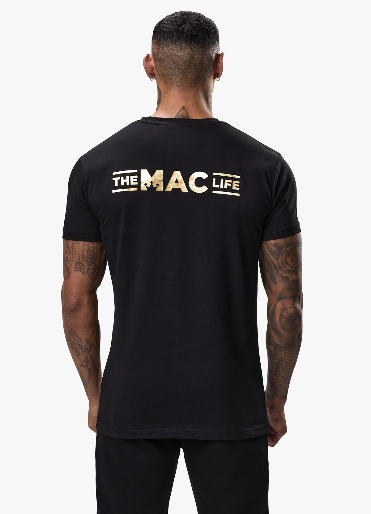 Gym King TML Jersey-T-Shirt – Schwarz/Gold
