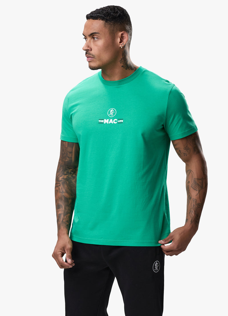 Gym King TML Jersey Regular Fit Tee – Shamrock Green