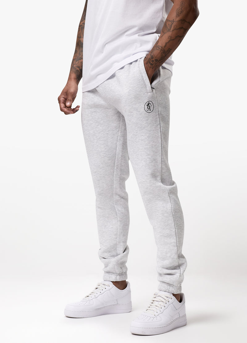 Gym King TML Fleece Tracksuit - Snow Marl