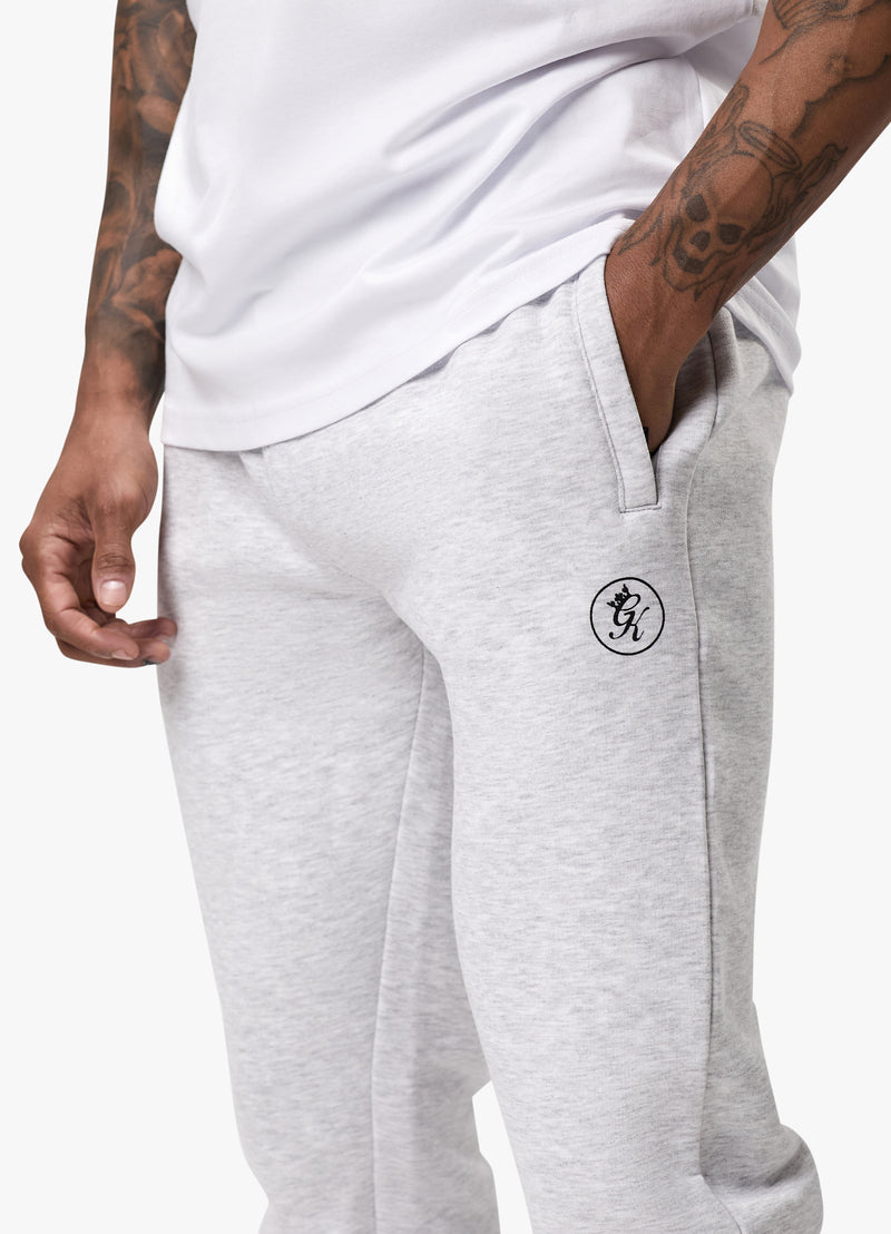 Gym King TML Fleece Tracksuit - Snow Marl