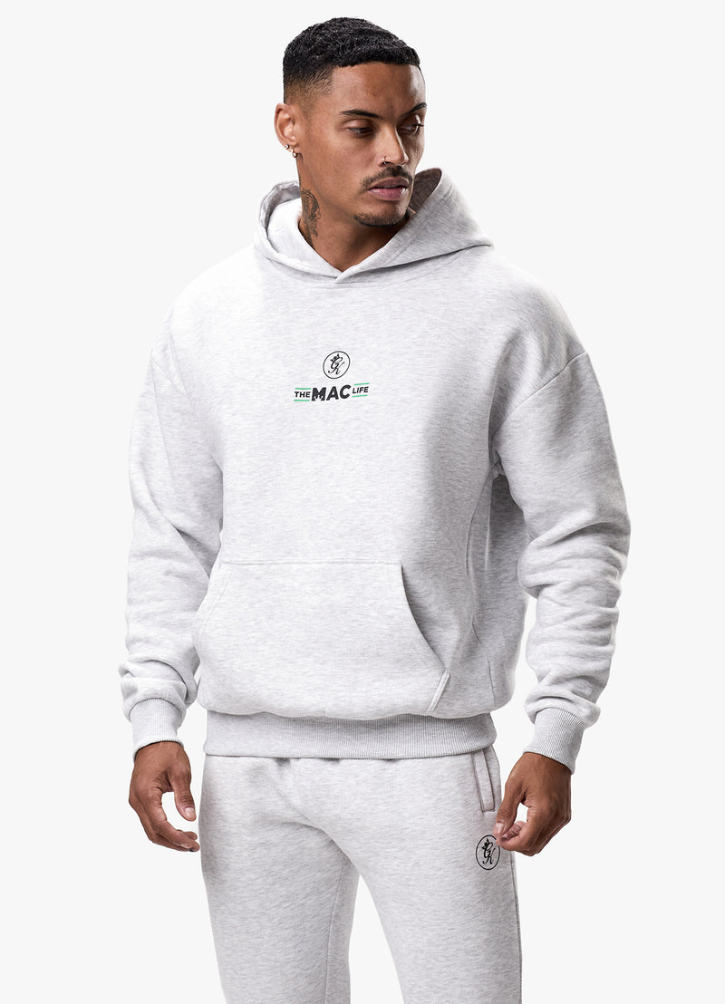 Gym King TML Fleece Hoodie - Snow Marl