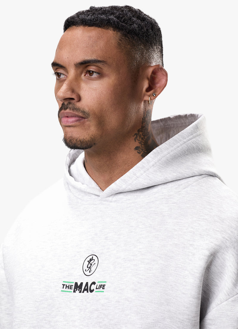 Gym King TML Fleece Hoodie - Snow Marl