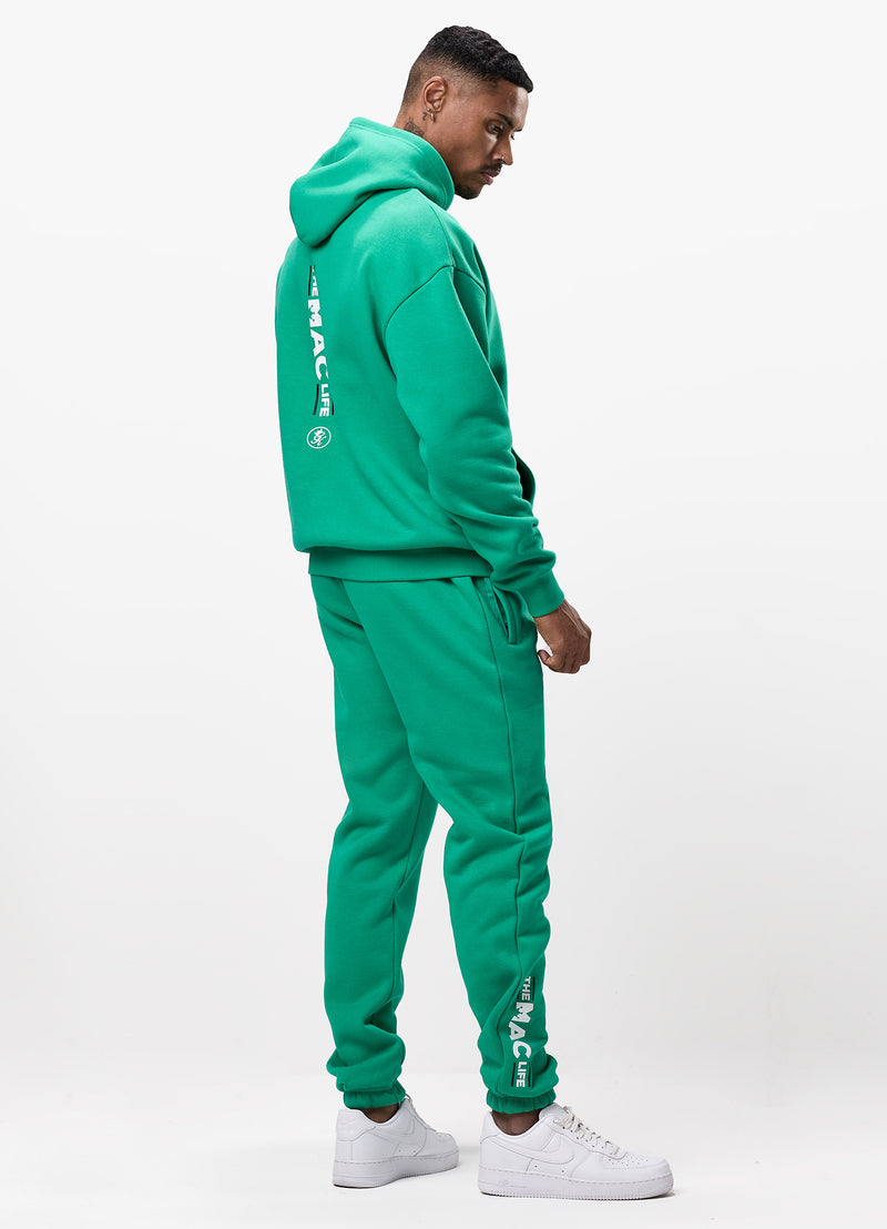 Gym King TML Fleece Tracksuit – Shamrock Green