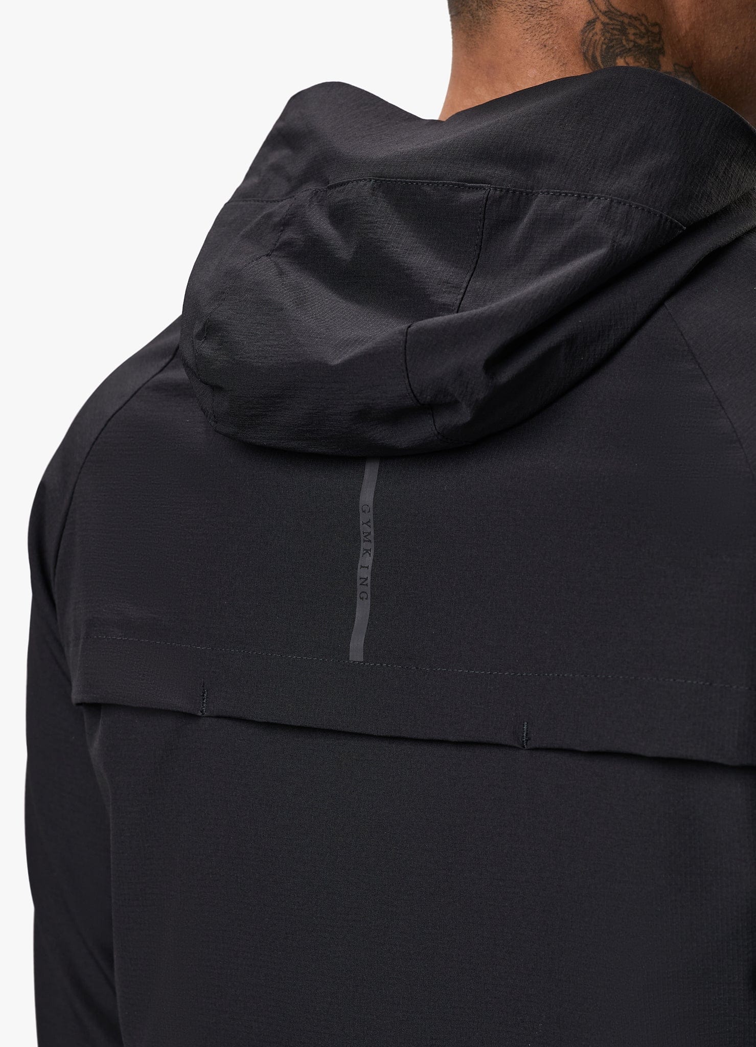 Gym King Elite Ripstop Tracksuit Top - Black