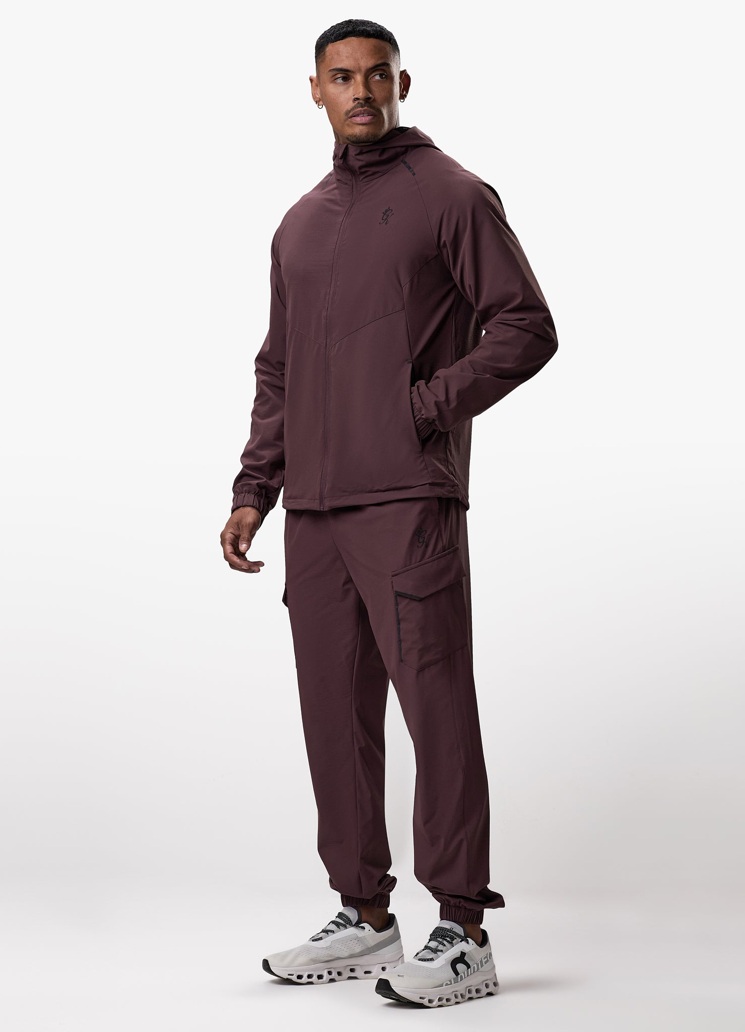 Gym King Elite Ripstop Tracksuit Bottom Deep Plum GYM KING