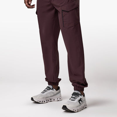 Gym King Elite Ripstop Tracksuit Bottom - Deep Plum