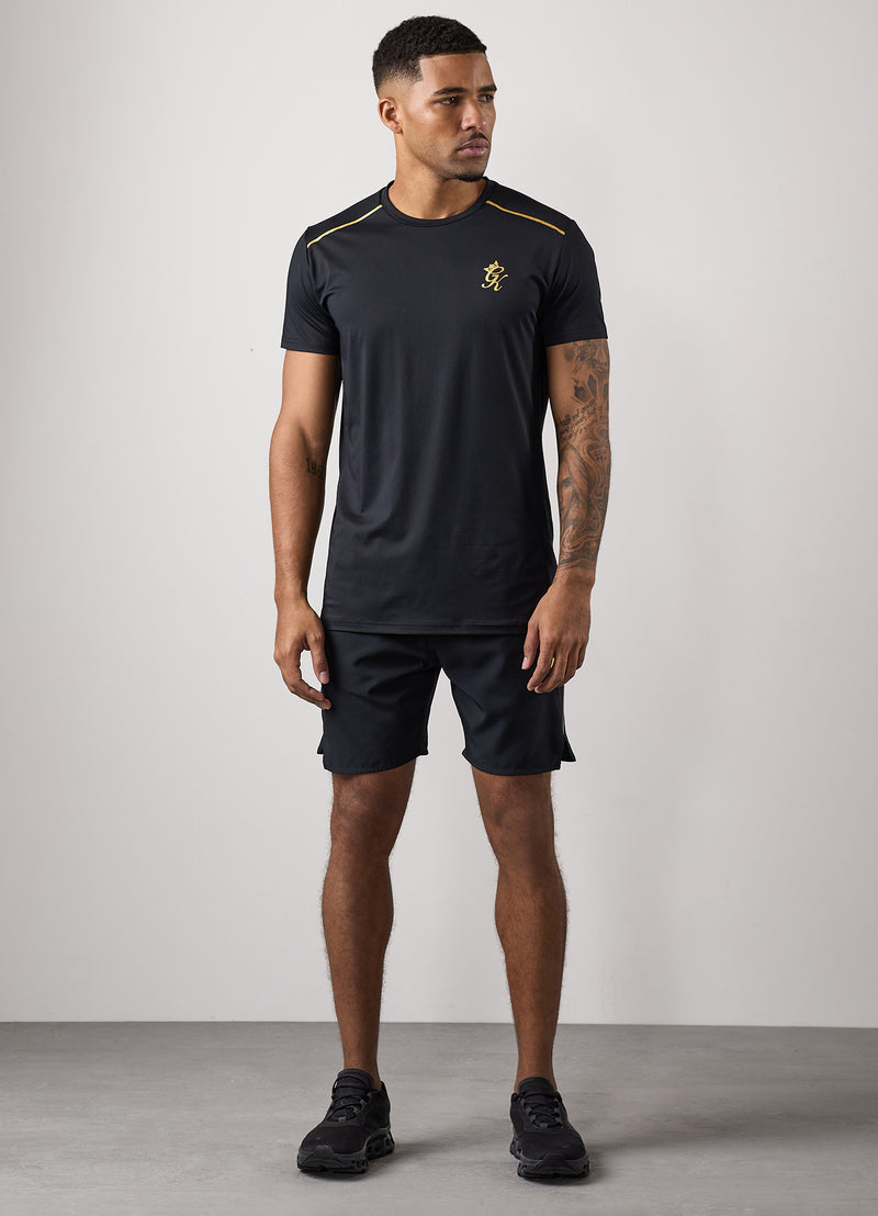 Gym King Flex Tee - Black/Gold