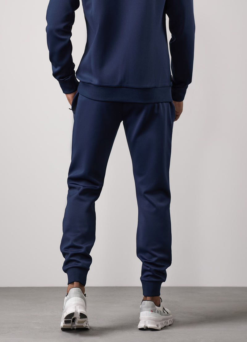 Gym King Full Zip Poly Tracksuit - Navy