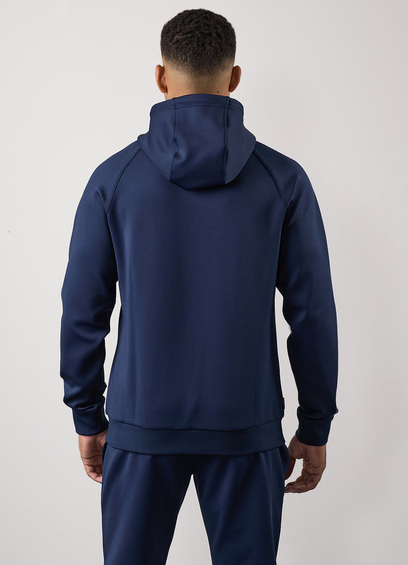 Gym King Full Zip Poly Tracksuit - Navy