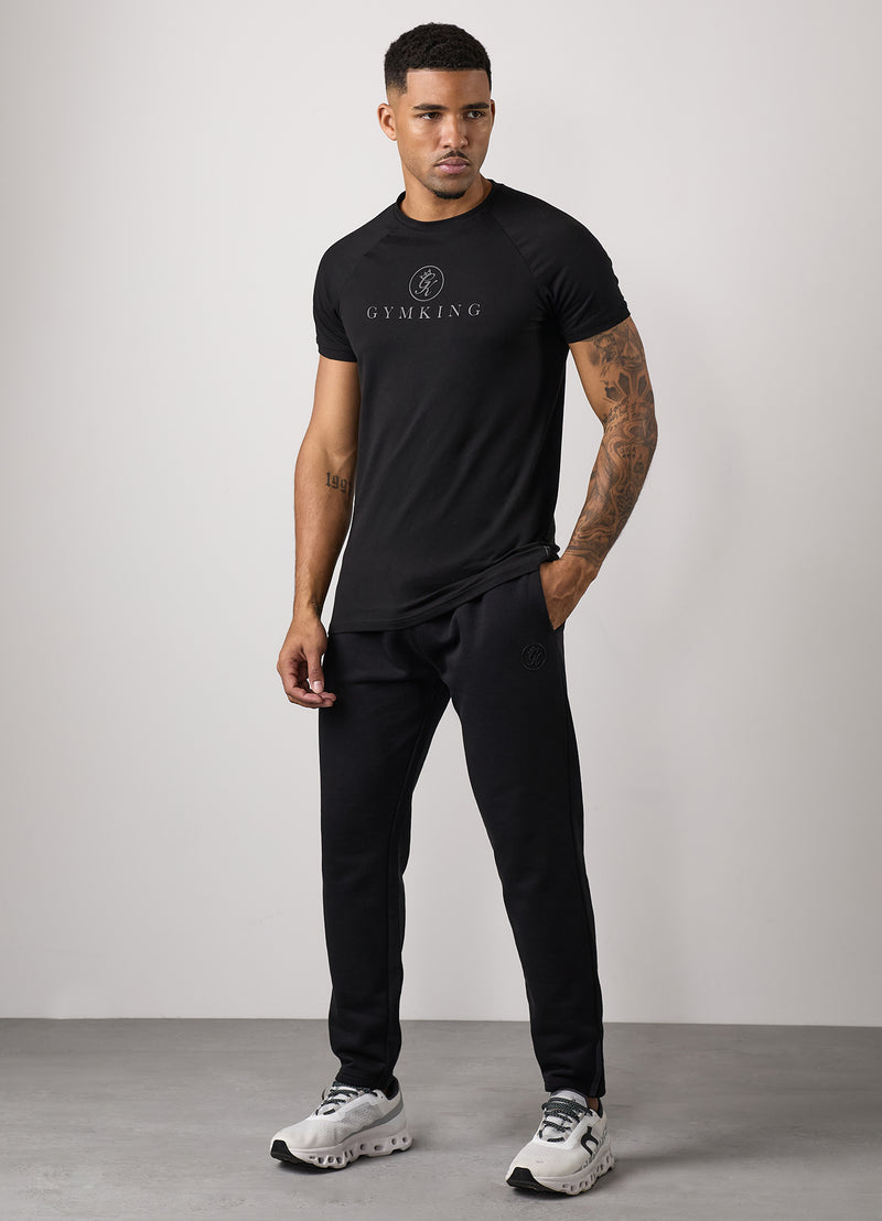 Gym King Pro Tee - Black/Black